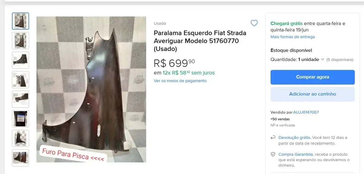 Persönlicher Einkäufer | Kaufen aus Brasilien - Autoteile - Deutschland - 3 Artikel (DDP)