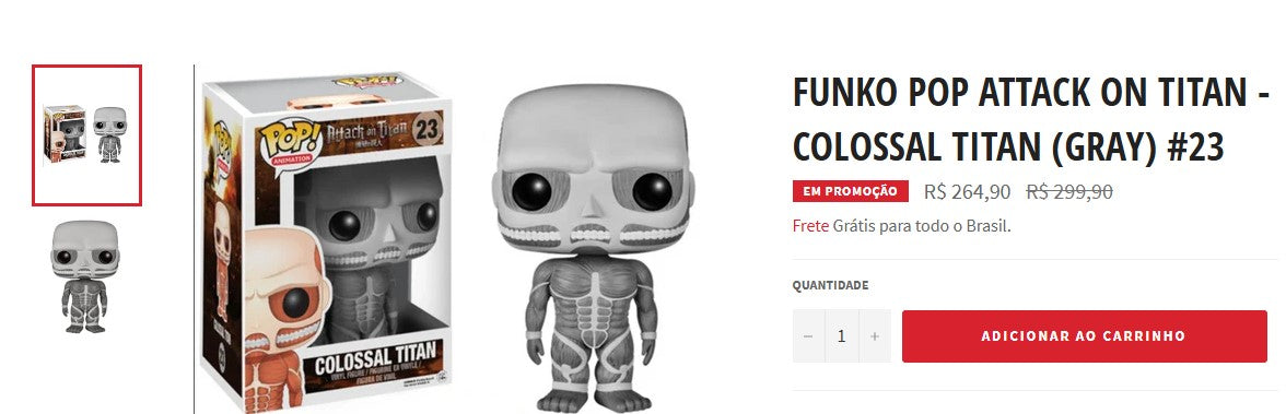 Personal Shopper | Achetez depuis le Brésil - Funko Pop - 4 articles - DDP