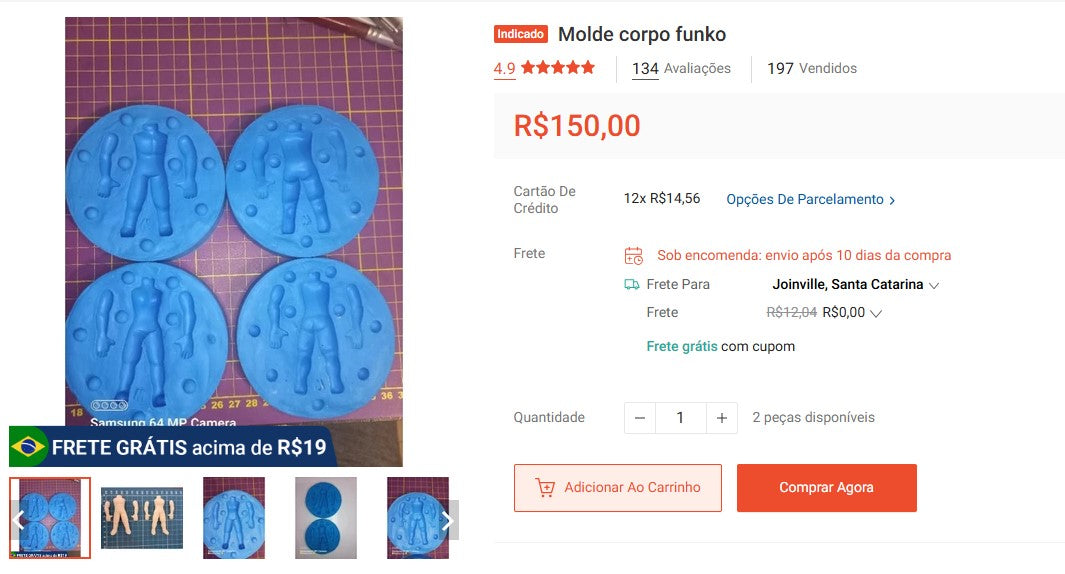 Personal Shopper | Compre do Brasil -Itens para biscoitos -18 unidades (DDP)