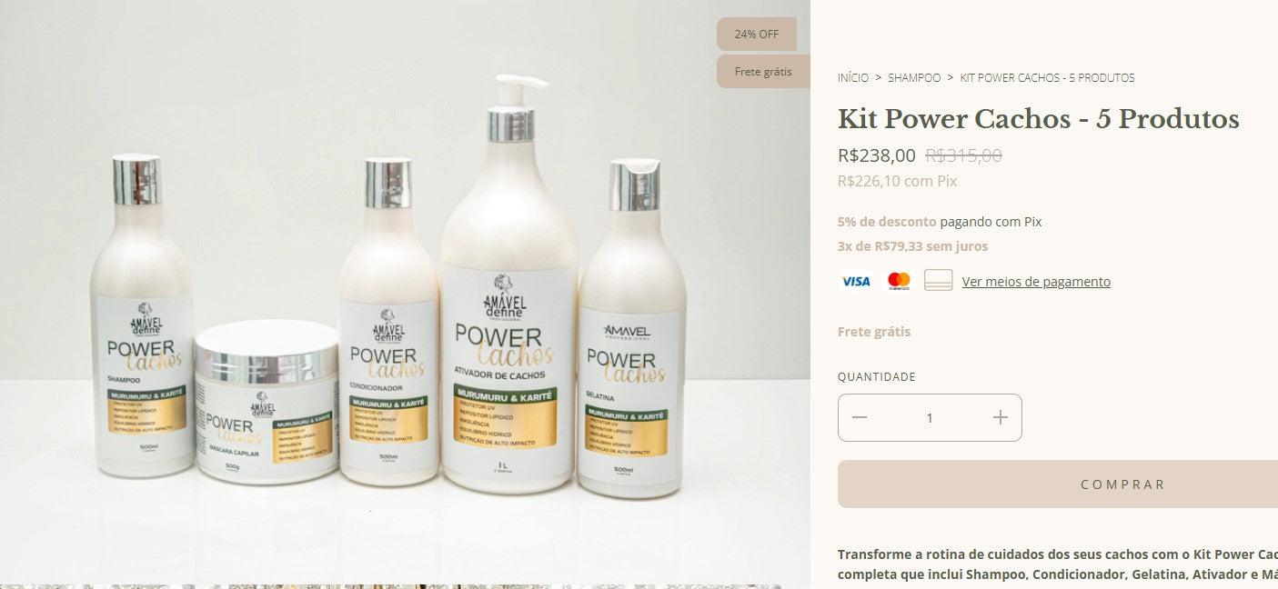 Personal Shopper | Comprar desde Brasil - Kits para el cuidado del cabello - 6 artículos (DDP)