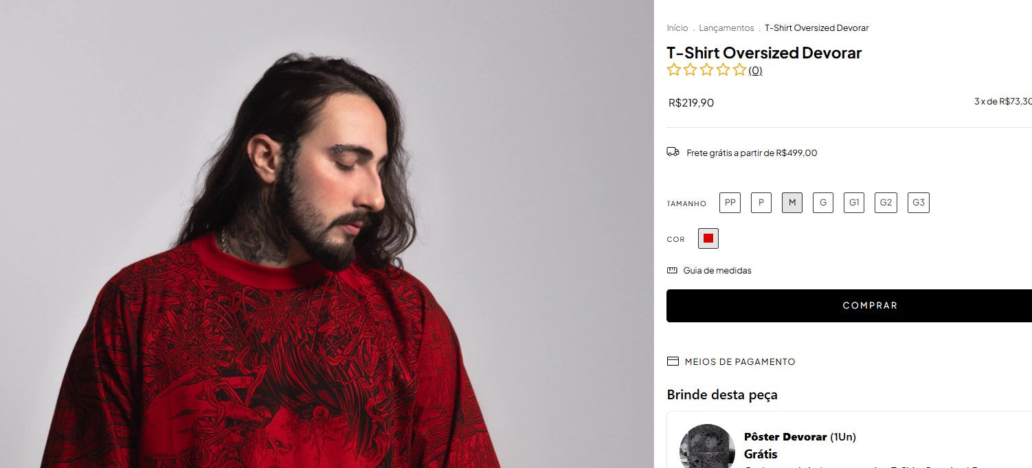 Personal Shopper | Buy from Brazil  - Alternazero Clothes - 6 items (DDP)