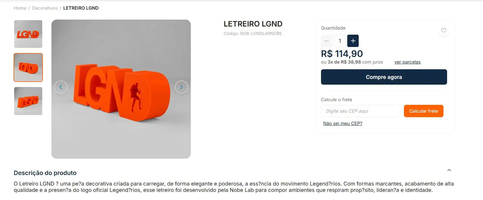 Personal Shopper | Buy from Brazil  - Itens Legendários - 3 units (DDP)
