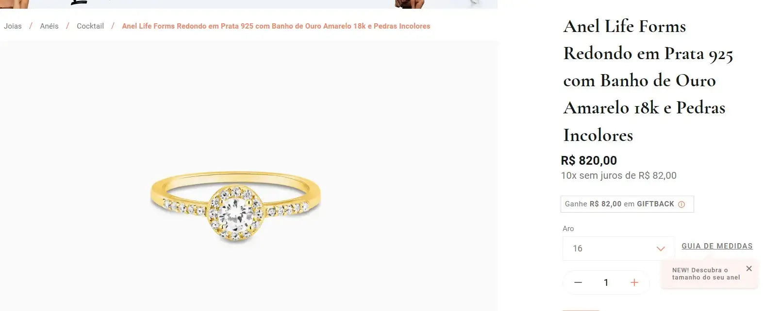 Personal Shopper | Buy from Brazil -Vivara Jewerly - 3 units (DDP)