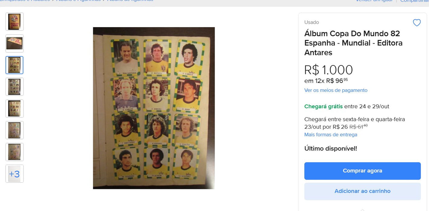 Personal Shopper | Buy from Brazil - Collectible Sticker albums - 9 ITEMS (DDP)