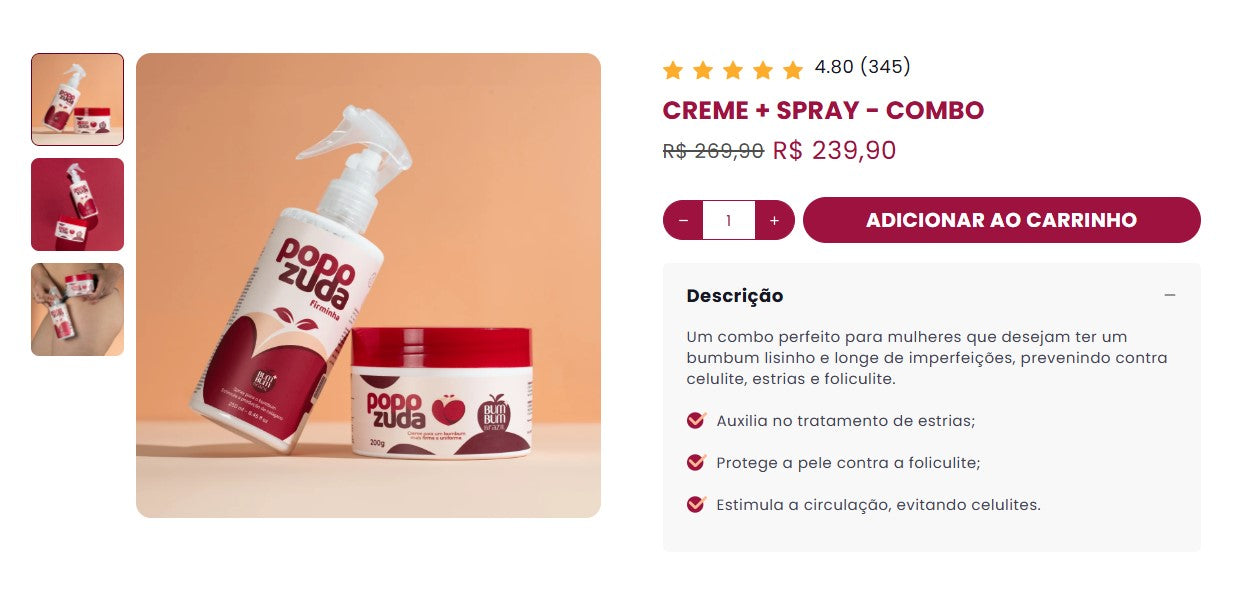 Personal Shopper | Buy from Brazil -  Kit Body Care - 2 kit (DDP)