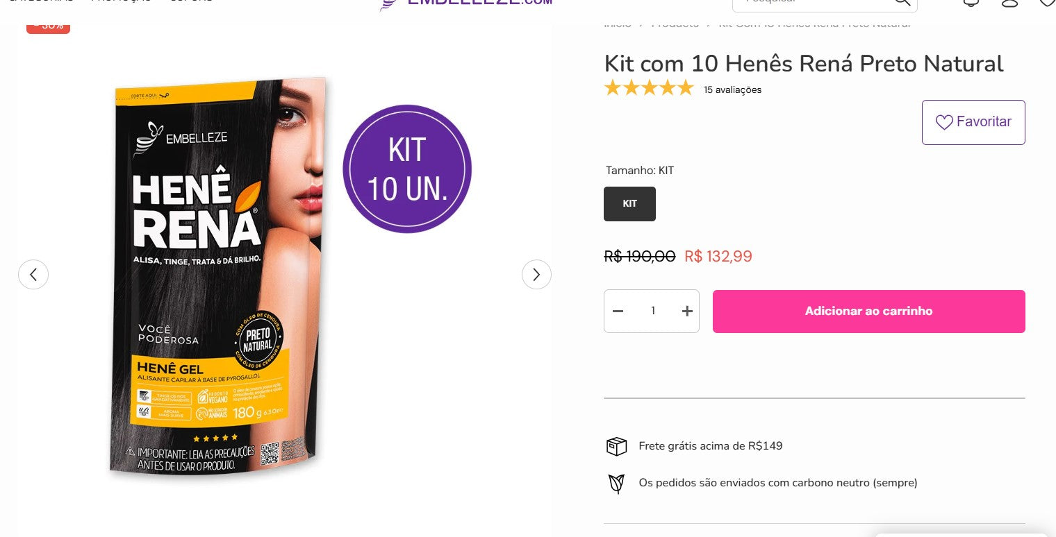 Personal Shopper | Buy from Brazil - 2 Kit Cosmetics -  (DDP)