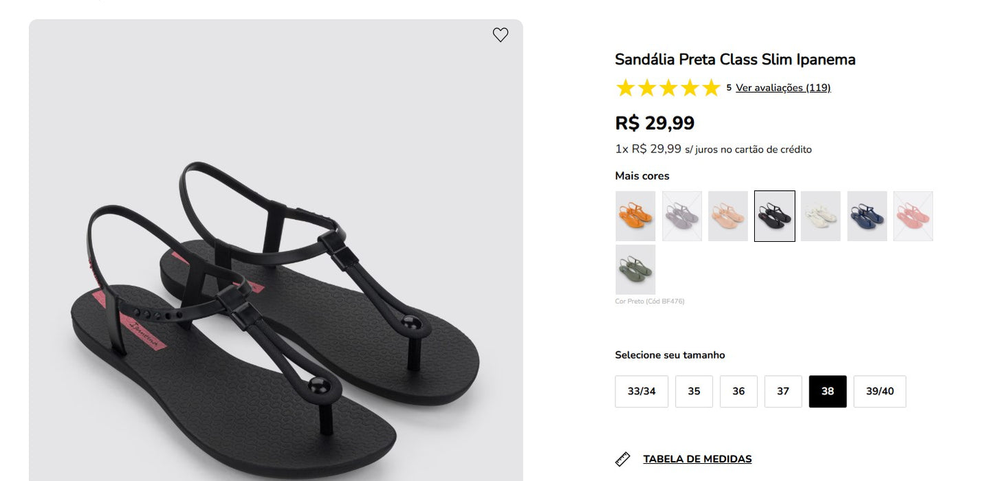 Personal Shopper | Buy from Brazil - Sandalias femininas - 2 pares - DDP