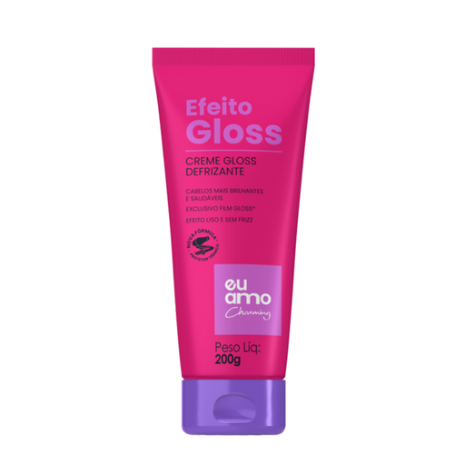 Eu Amo Charming Gloss Smoothing Leave-In Cream 200g (7.05 oz) – Buy now at MKPBR.COM – Worldwide Shipping