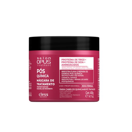 Salon Opus Pós-Química Hair Mask 400g (14.11 oz) – Buy now at MKPBR.COM – Worldwide Shipping