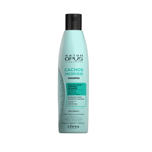 Salon Opus Cachos Incríveis Shampoo 350ml (11.83 fl oz) – Buy now at MKPBR.COM – Worldwide Shipping
