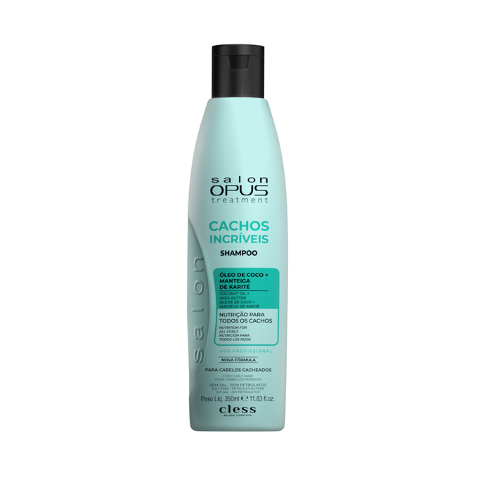 Salon Opus Cachos Incríveis Shampoo 350ml (11.83 fl oz) – Buy now at MKPBR.COM – Worldwide Shipping