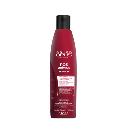 Salon Opus Pós-Química Shampoo 350ml (11.83 fl oz) – Buy now at MKPBR.COM – Worldwide Shipping