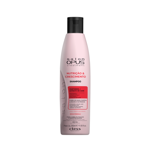 Salon Opus Nutrição & Crescimento Shampoo 350ml (11.83 fl oz) – Buy now at MKPBR.COM – Worldwide Shipping