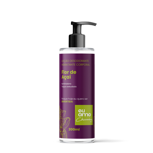 Eu Amo Charming Açaí Blossom Moisturizing Body Lotion 200g (7.05 oz) – Buy now at MKPBR.COM – Worldwide Shipping