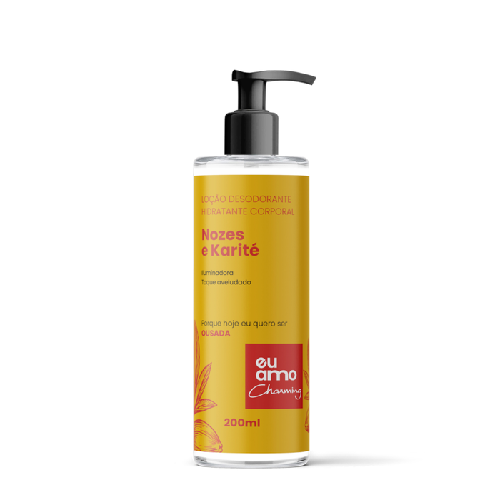 Eu Amo Charming Walnut & Shea Moisturizing Body Lotion 200g (7.05 oz) – Buy now at MKPBR.COM – Worldwide Shipping
