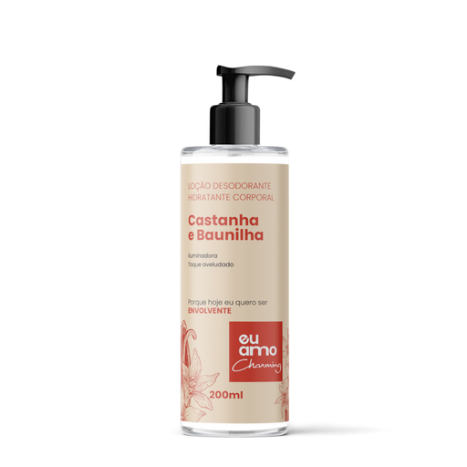 Eu Amo Charming Chestnut & Vanilla Moisturizing Body Lotion 200g (7.05 oz) – Buy now at MKPBR.COM – Worldwide Shipping