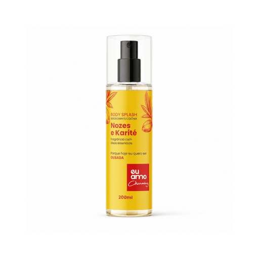 Eu Amo Charming Walnut & Shea Body Splash 200ml (6.76 fl oz) – Buy now at MKPBR.COM – Worldwide Shipping