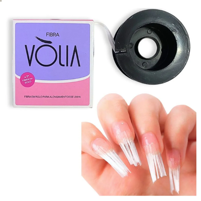 Vòlia Fiberglass Roll for Nail Extensions - 4 Meter Professional Roll (0.18 oz / 5g)