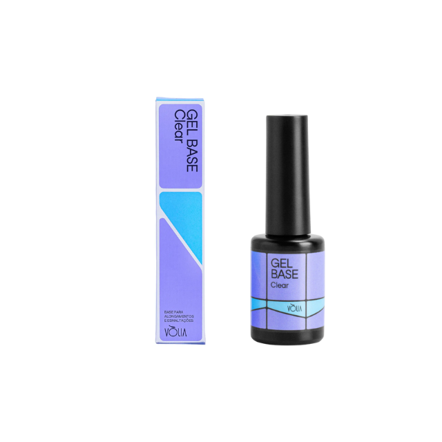 Vòlia Clear Base Gel - Professional Base Coat for Gel Nails - Choose Your Format: 0.32 oz (9 ml) Bottle or 0.42 oz (12 g) Refill Sachet