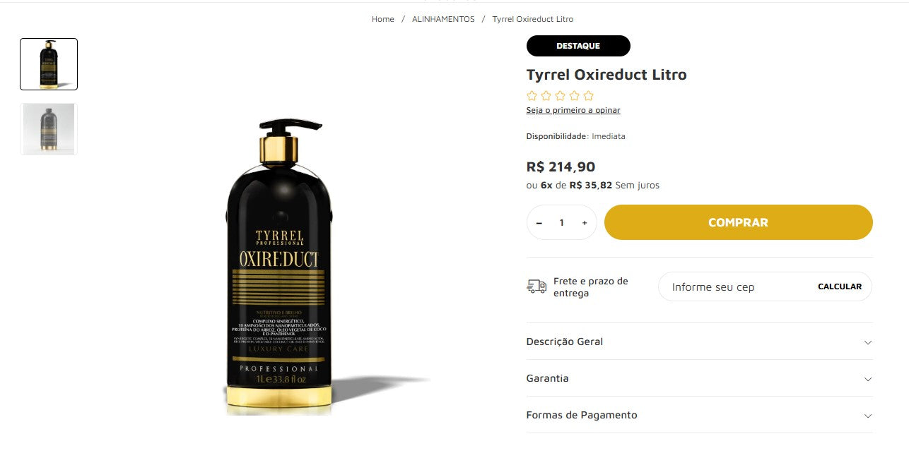 Personal Shopper | Buy from Brazil - Hair Care | Tyrrel - 13 ITEMS (DDP)