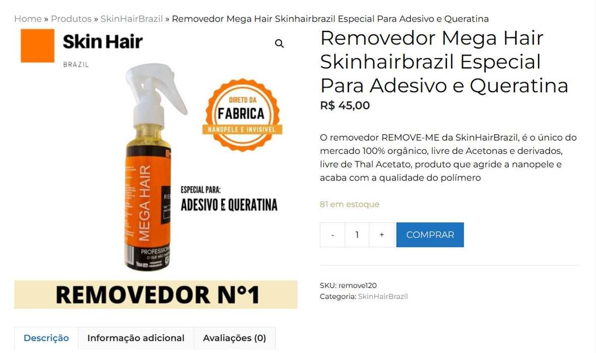 Personal Shopper | Kaufen Sie aus Brasilien - Artikel für Megahair - 4 Artikel - DDP