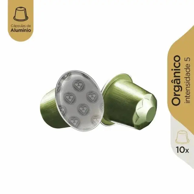 Paquete de 4 cápsulas de café espresso orgánico 3 Corações