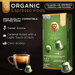 4 Packs 3 Corações Organic Espresso Coffee Pods - Compatible with Nespresso Original Line Machines - 4 x 50g (1.76 oz) 10  Capsules- Intensity 5