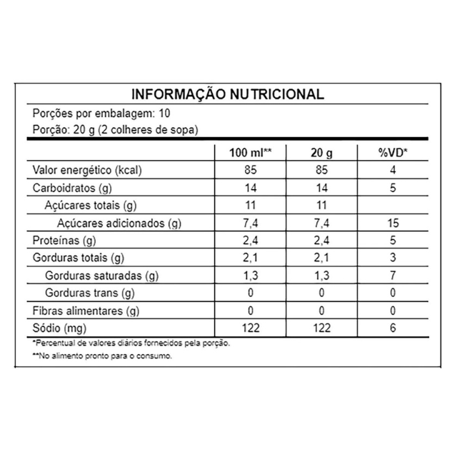 8 paquetes de mezcla instantánea de capuchino y caramelo salado Corações - 8 x 200 g (7,05 oz)