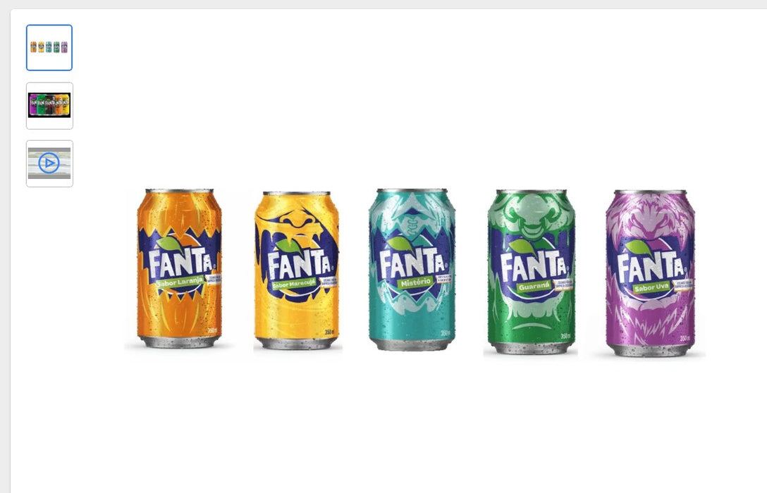 Personal Shopper | Compre do Brasil - Latas de Fanta colecionáveis - 6 itens- DDP