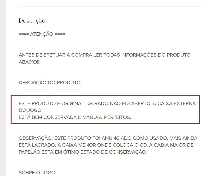 Personal shopper | Acquista dal Brasile - GIOCHI PER PC - 7 ARTICOLI - DDP
