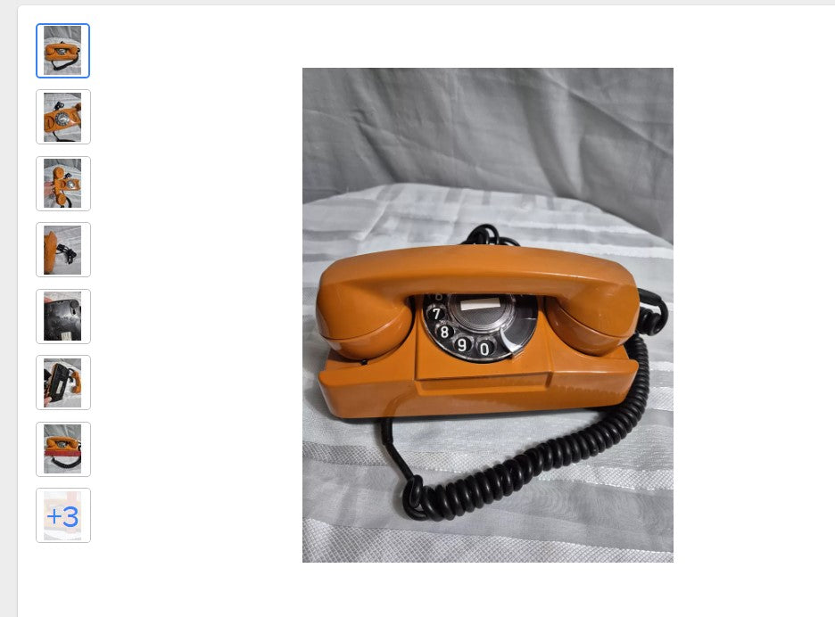 Personal Shopper | Buy from Brazil - Collectible antique telephones - 3 ITEMS (DDP)