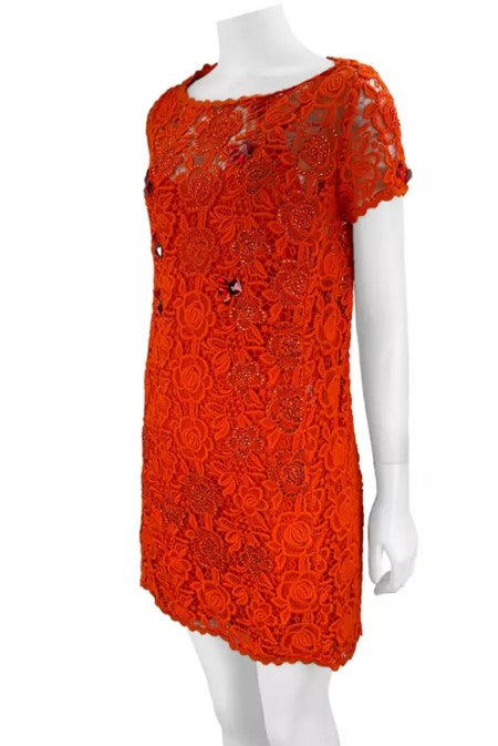 Personal Shopper | Buy from Brazil - Vestido Blumarine Texturizado Laranja - 1 item -  DDP