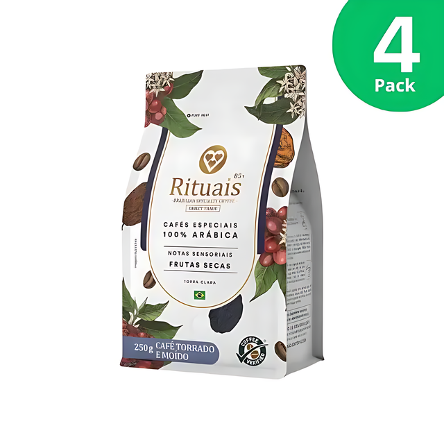 3 Corações Rituais Premium Specialty Coffee:  85+, Dried Fruit Aroma, 250g (8.82 oz)
