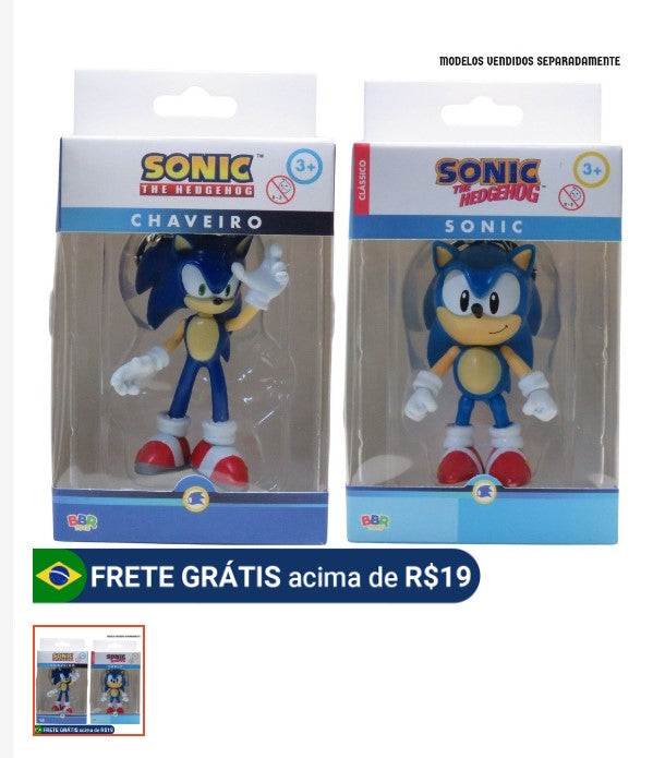Comprador pessoal | Compre do Brasil - Sonic Collectibles- 9 itens- DDP