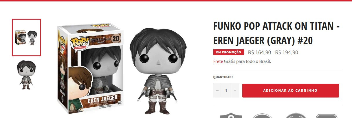 Personal Shopper | Kaufen aus Brasilien -Funko Pop - 4 Artikel- DDP