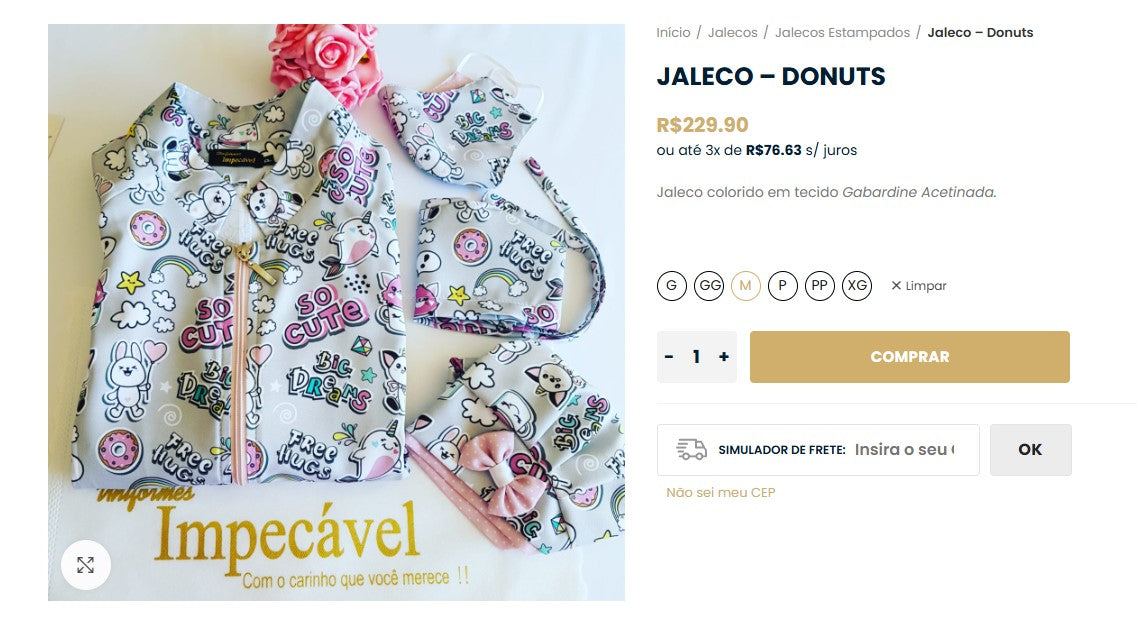 Personal Shopper | Comprar desde Brasil - Jalecos - 3 unidades (DDP)