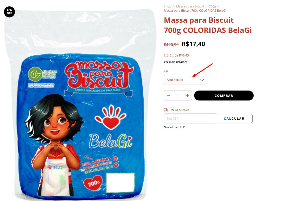 Personal Shopper | Compre do Brasil -Itens para biscoitos -12 unidades (DDP)