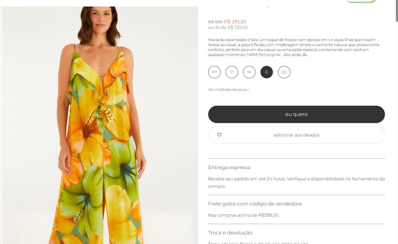 Personal Shopper | Buy from Brazil - FARM CLOTHES  - 3 items - (DDP)