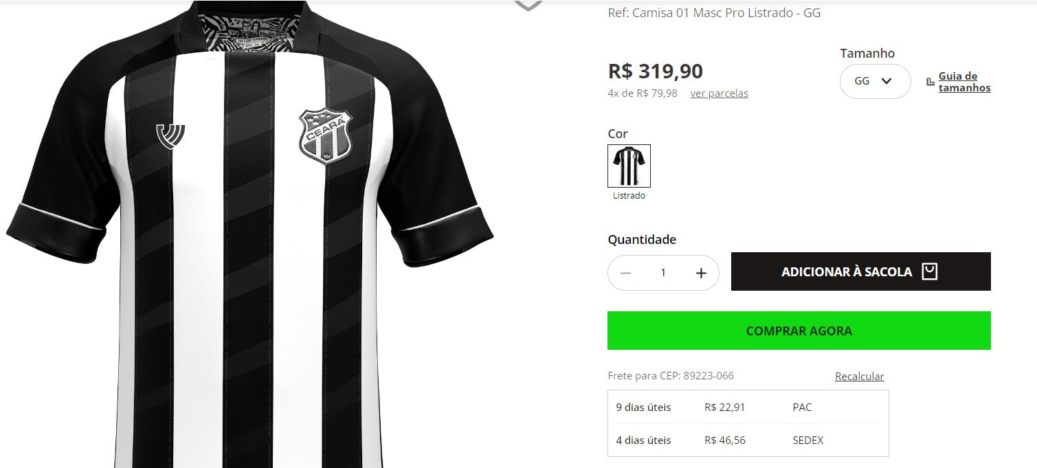 Personal Shopper | Comprar desde Brasil - Camisetas de Fútbol - 3 unidades (DDP)