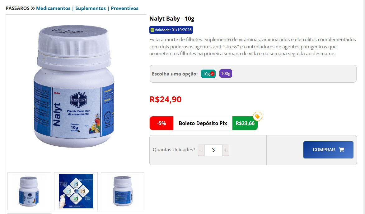 Personal Shopper | Buy from Brazil -  ALCON CLUB CURIÓ saco 5 Kg - 5 items (DDP)