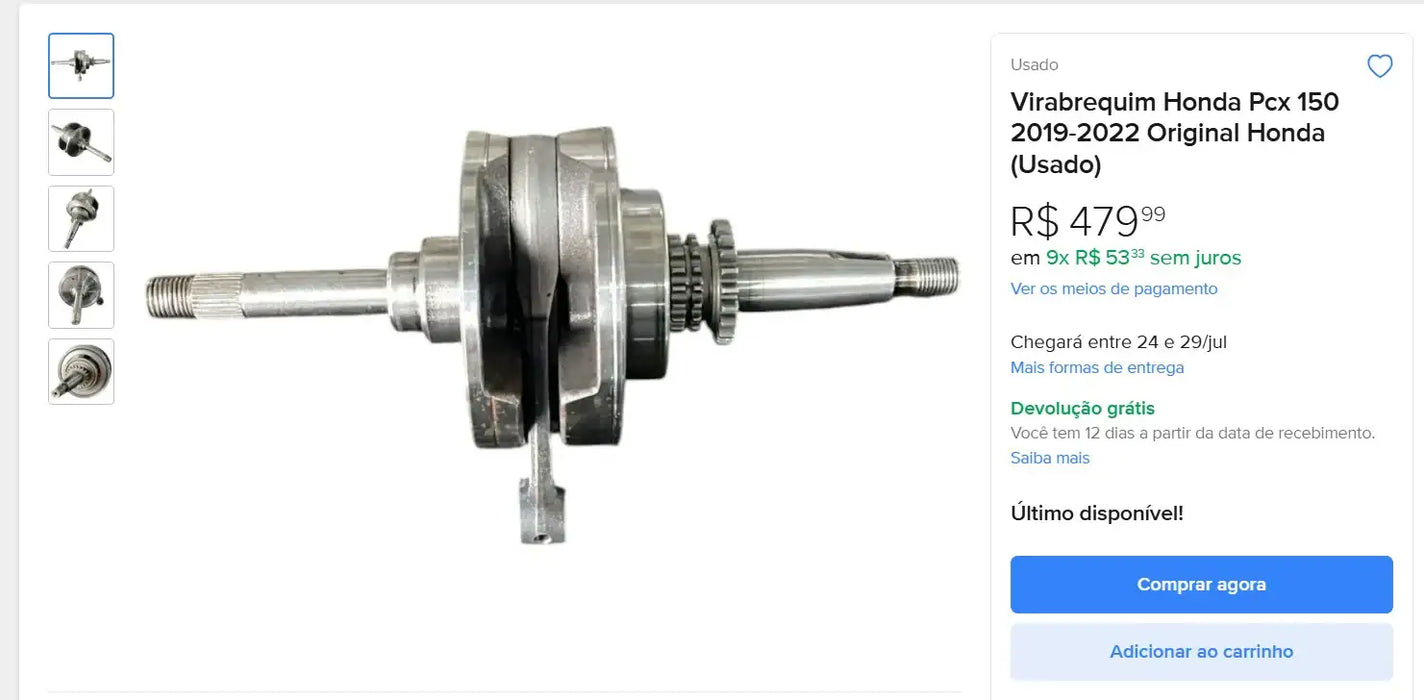 Personal Shopper | Buy from Brazil  - Motorcycle Parts  - 3 items (DDP)