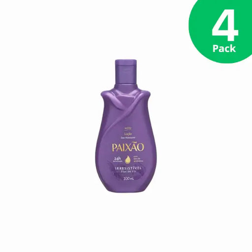  Paixão Irresistível Flor de Lis 200 mL clean front bottle on white background, clear label and colorway – Buy now at MKPBR.COM – Worldwide Shipping