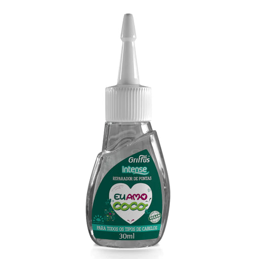 Griffus Intense Eu Amo Coco Split-End Serum 30ml (1.01 fl oz) – Buy now at MKPBR.COM – Worldwide Shipping