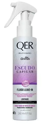 Griffus QÉR Escudo Capilar Leave-In Fluid 240ml (8.12 fl oz) – Buy now at MKPBR.COM – Worldwide Shipping