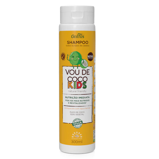 Griffus Vou de Coco Kids Thermal Water Shampoo 300ml (10.14 fl oz) – Buy now at MKPBR.COM – Worldwide Shipping