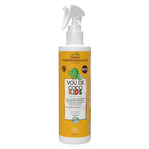 Griffus Vou de Coco Kids Thermal Water Detangling Spray 240ml (8.12 fl oz) – Buy now at MKPBR.COM – Worldwide Shipping