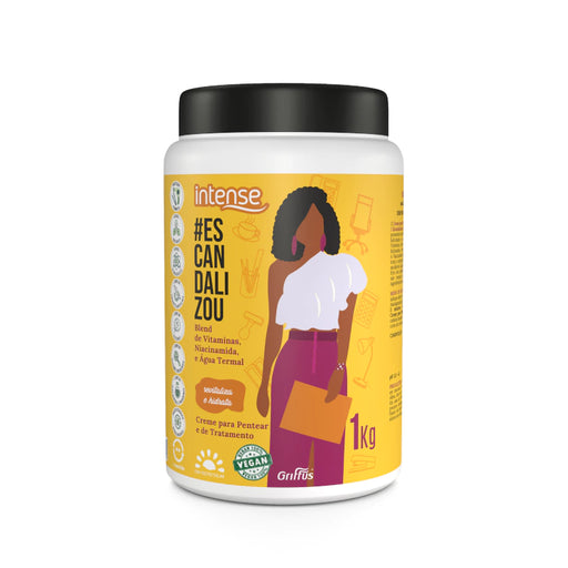 Griffus Intense Escandalizou 2-in-1 Leave-In Cream 1kg (35.27 oz) – Buy now at MKPBR.COM – Worldwide Shipping