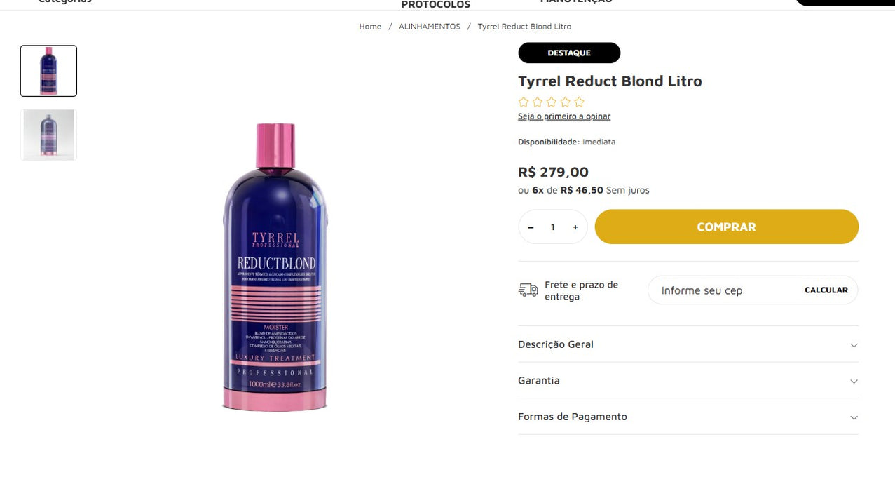 Personal Shopper | Buy from Brazil - Hair Care | Tyrrel - 13 ITEMS (DDP)