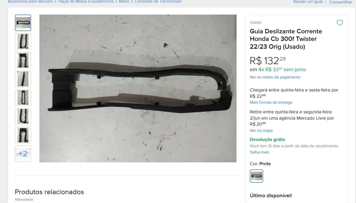 Personal Shopper | Buy from Brazil  - Motorcycle Parts  - 6 items (DDP)