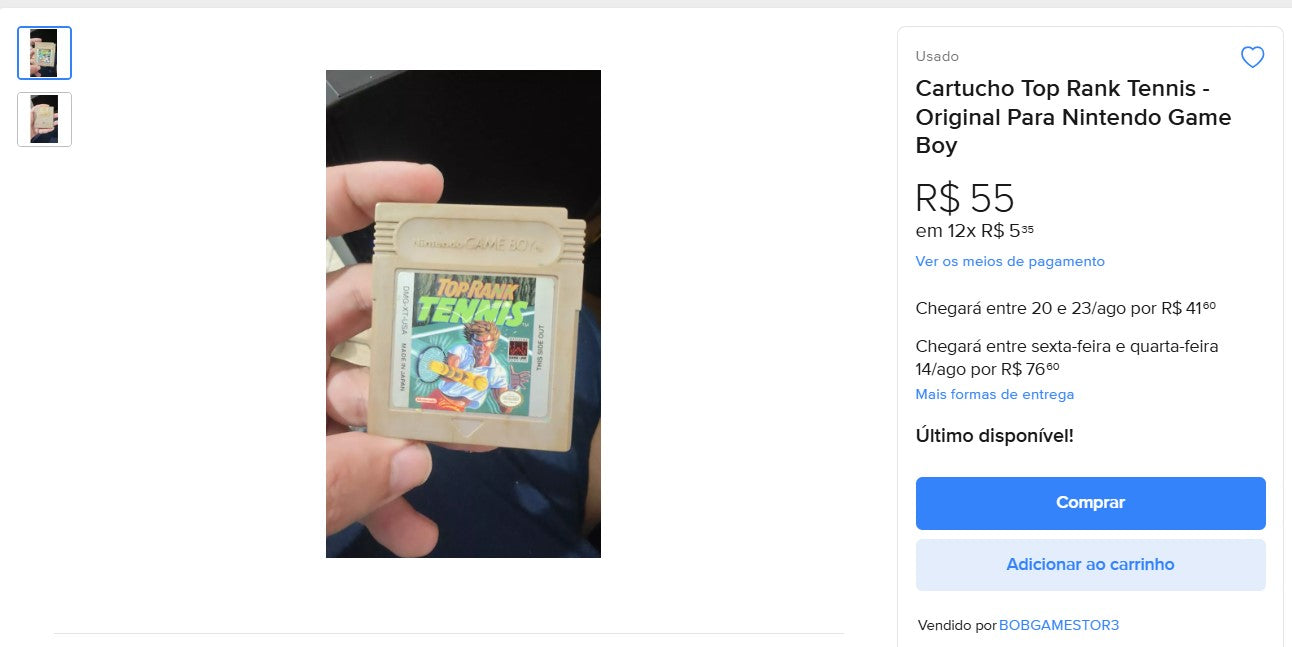 Personal Shopper | Kup z Brazylii -GameBoy Collection - 5 itens- DDP